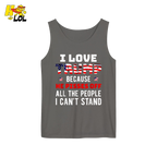 I Love Trump Shirt Funny Patriotic Quote Conservative Shirt - HQLOL