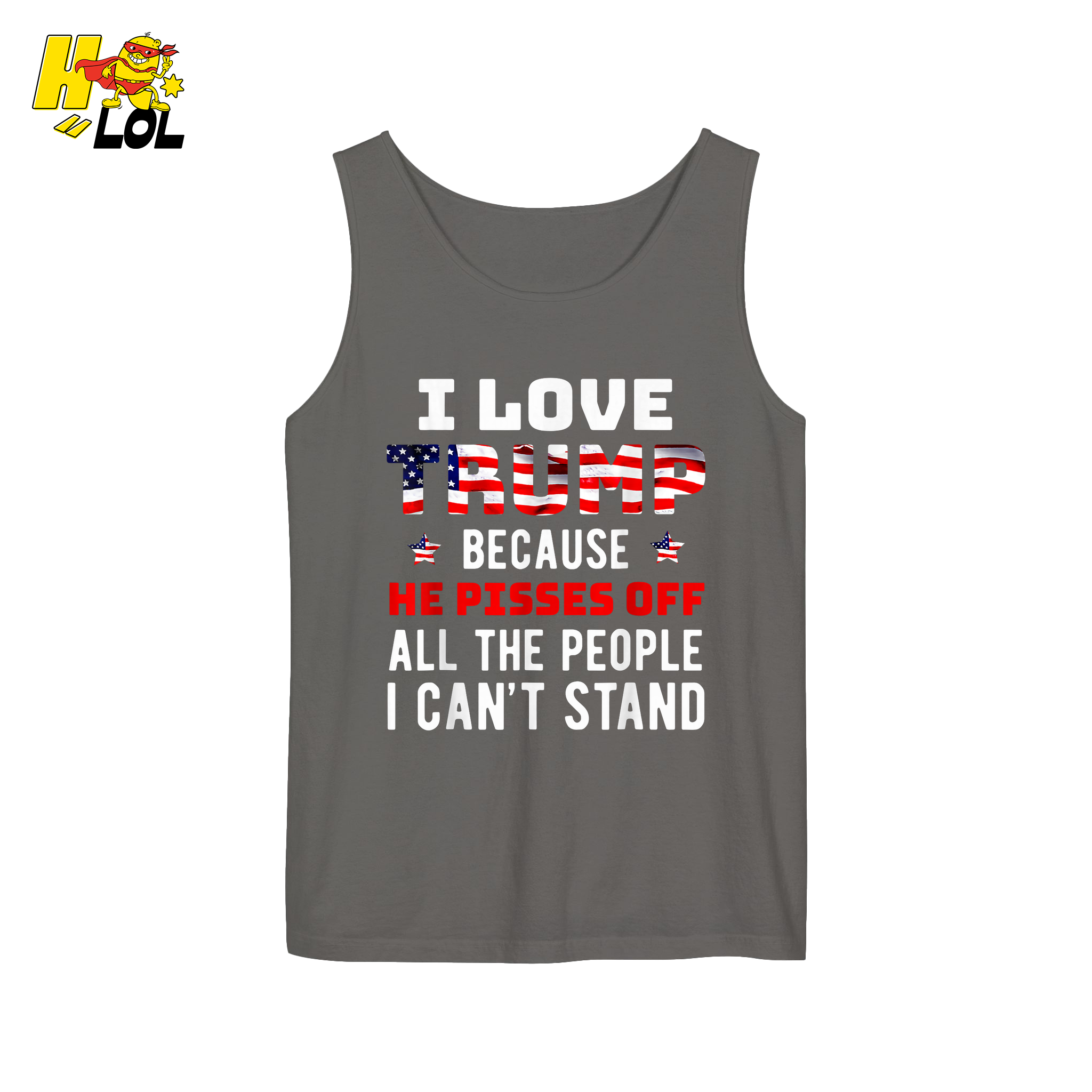 I Love Trump Shirt Funny Patriotic Quote Conservative Shirt - HQLOL