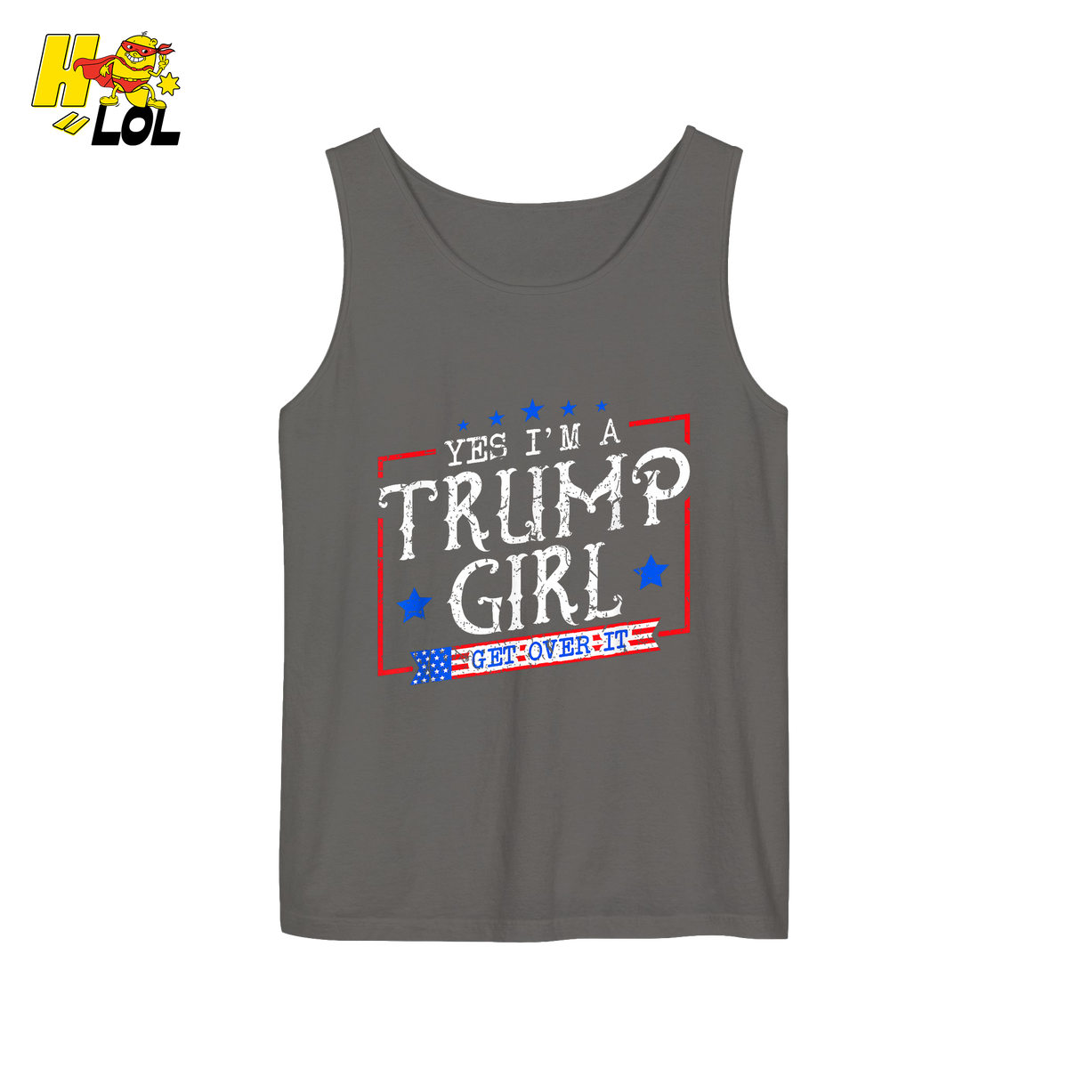 Yes I'm a Trump Girl Shirt Funny Patriotic Conservative Gift- HQLOL