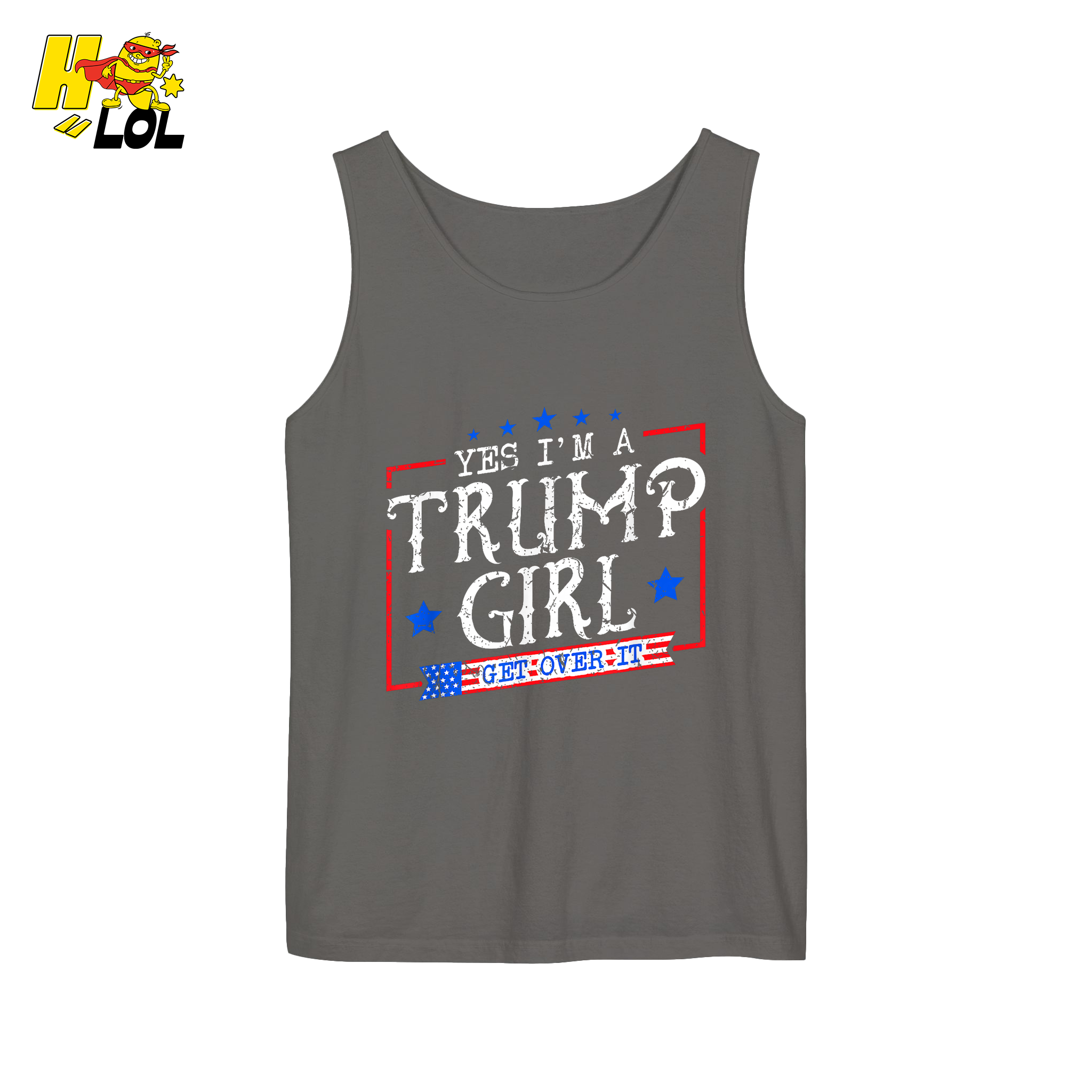 Yes I'm a Trump Girl Shirt Funny Patriotic Conservative Gift- HQLOL