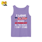 I Love Trump Shirt Funny Patriotic Quote Conservative Shirt - HQLOL