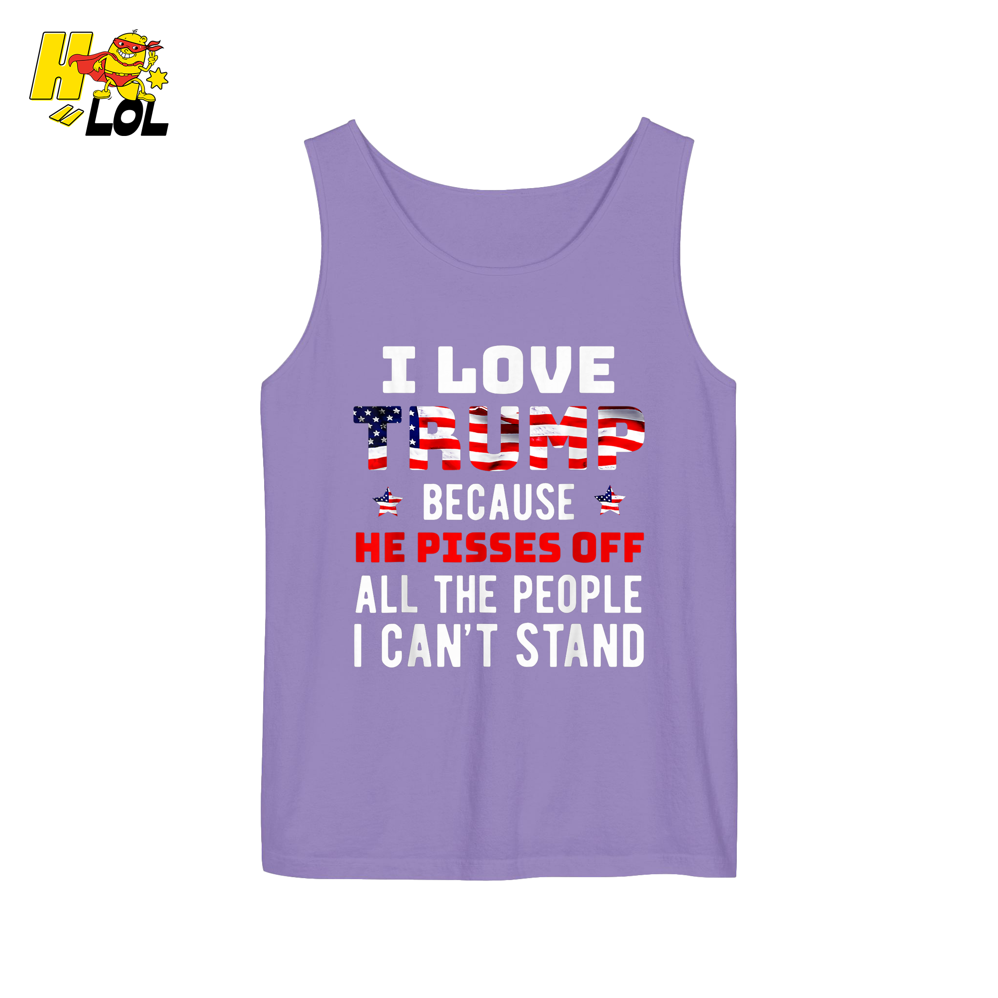 I Love Trump Shirt Funny Patriotic Quote Conservative Shirt - HQLOL
