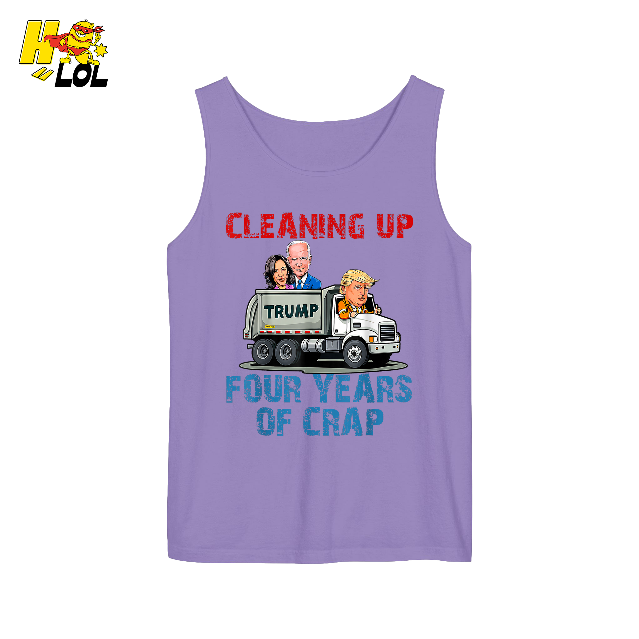Cleaning Up Four Years of Crap Shirt Funny Political Satire Shirt - HQLOL