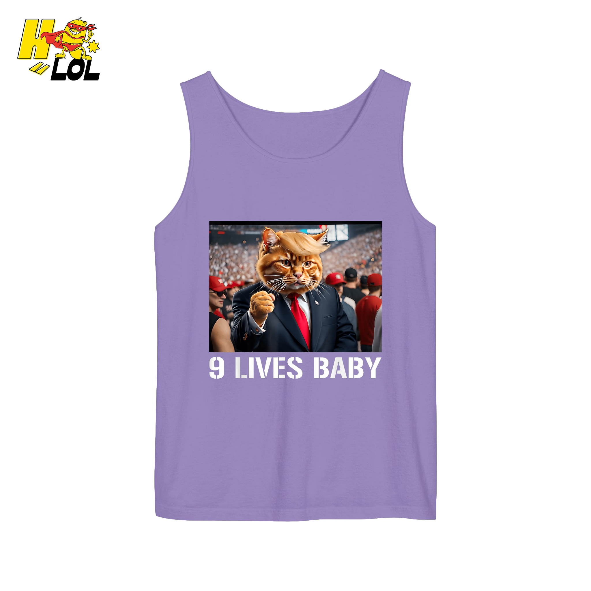 9 Lives Baby Shirt Funny Cat Meme Graphic Shirt - HQLOL