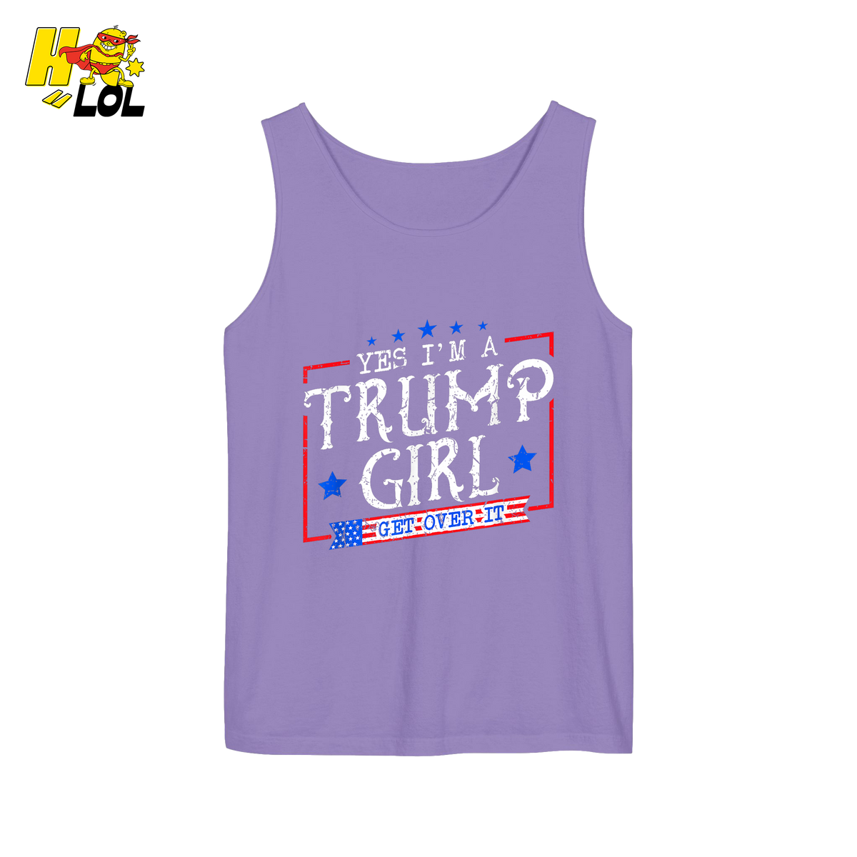 Yes I'm a Trump Girl Shirt Funny Patriotic Conservative Gift- HQLOL