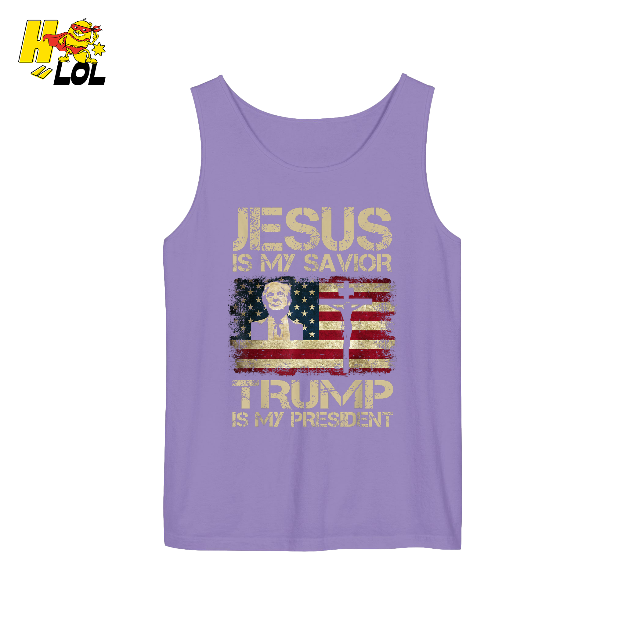 Jesus Is My Savior Trump Is My President Shirt Christian Patriotic - HQLOL
