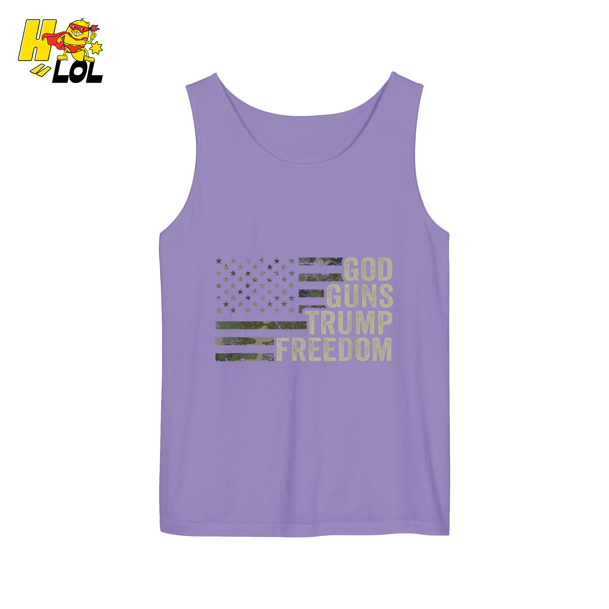 God Guns Trump Freedom Shirt Patriotic Camo Flag Shirt - HQLOL