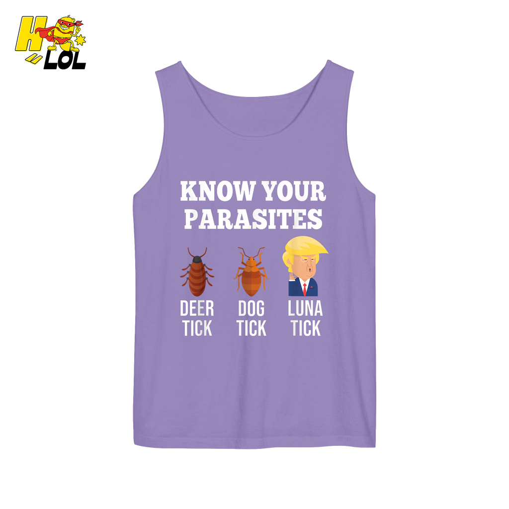 Know Your Parasites Shirt Funny Tick Meme Satire Graphic Shirt - HQLOL