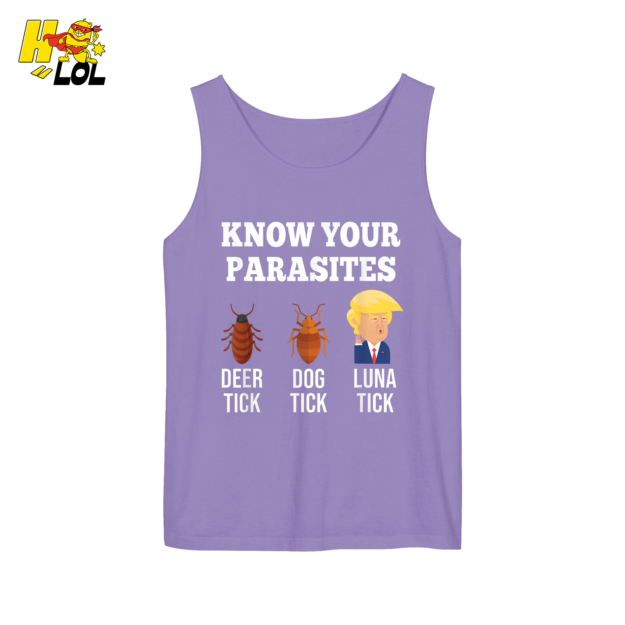 Know Your Parasites Shirt Funny Tick Meme Satire Graphic Shirt - HQLOL