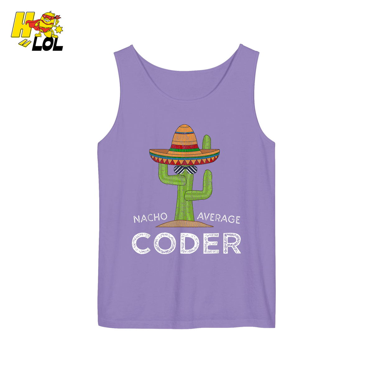 Nacho Average Coder Shirt Funny Programmer Cactus Shirt - HQLOL