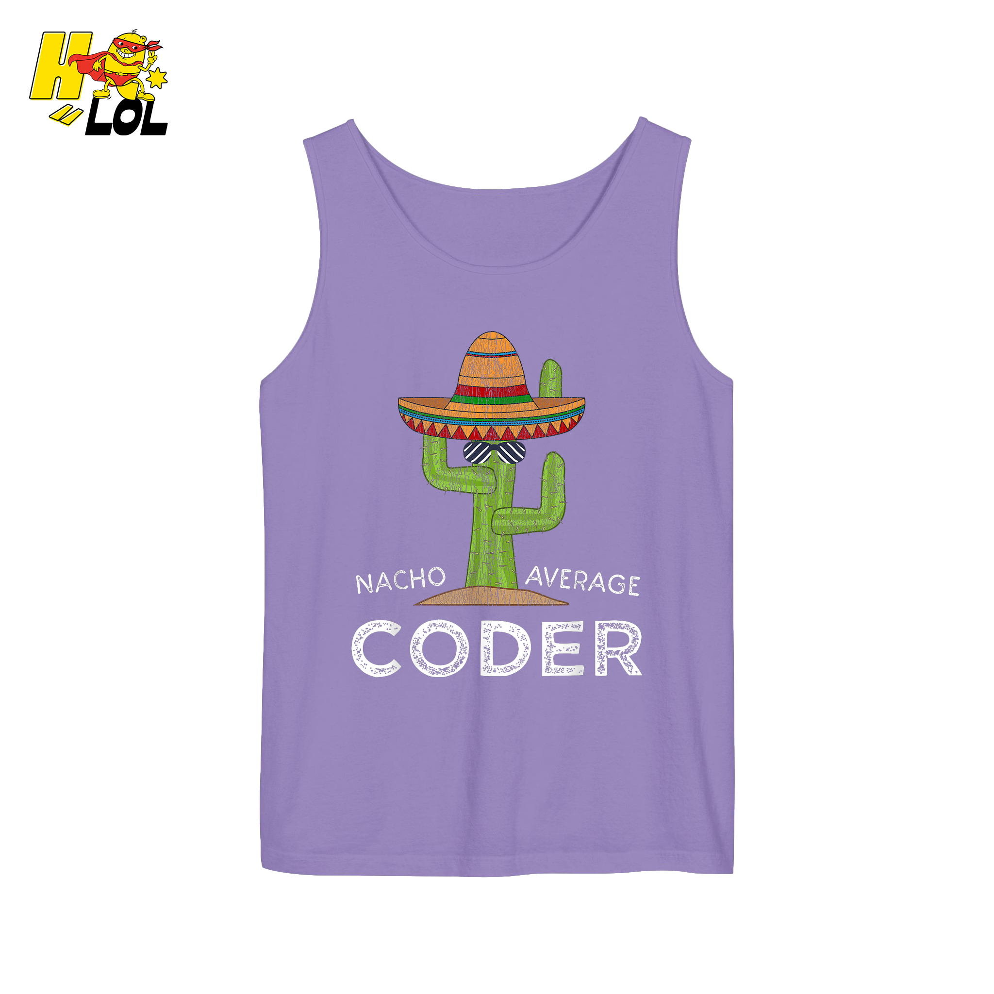 Nacho Average Coder Shirt Funny Programmer Cactus Shirt - HQLOL