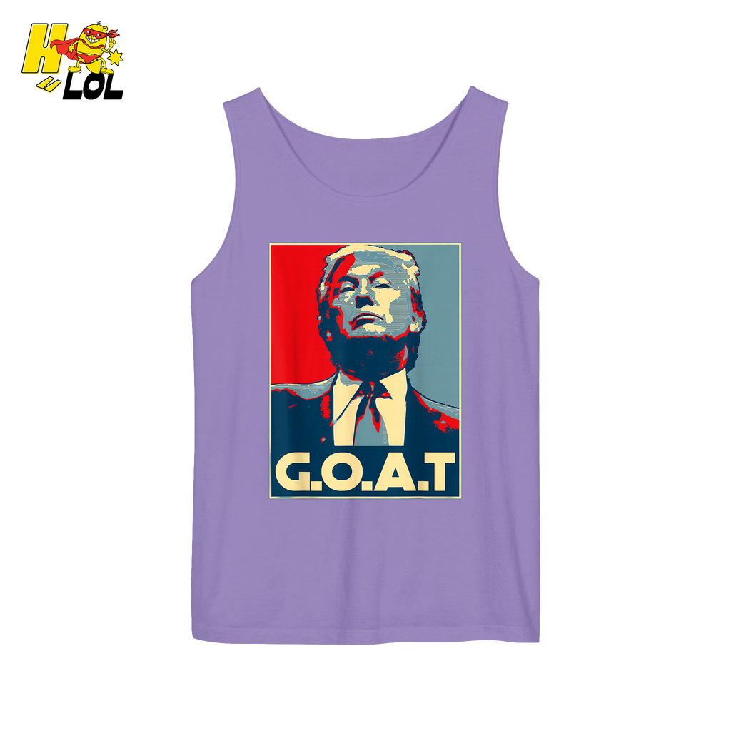 Trump G.O.A.T. Hope Style Iconic Political Tribute Meme Shirt - HQLOL