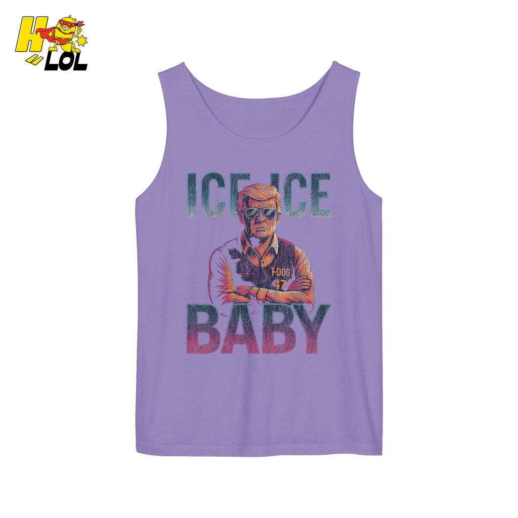 Ice Ice Baby Shirt Funny Meme Graphic Distressed Shirt - HQLOL