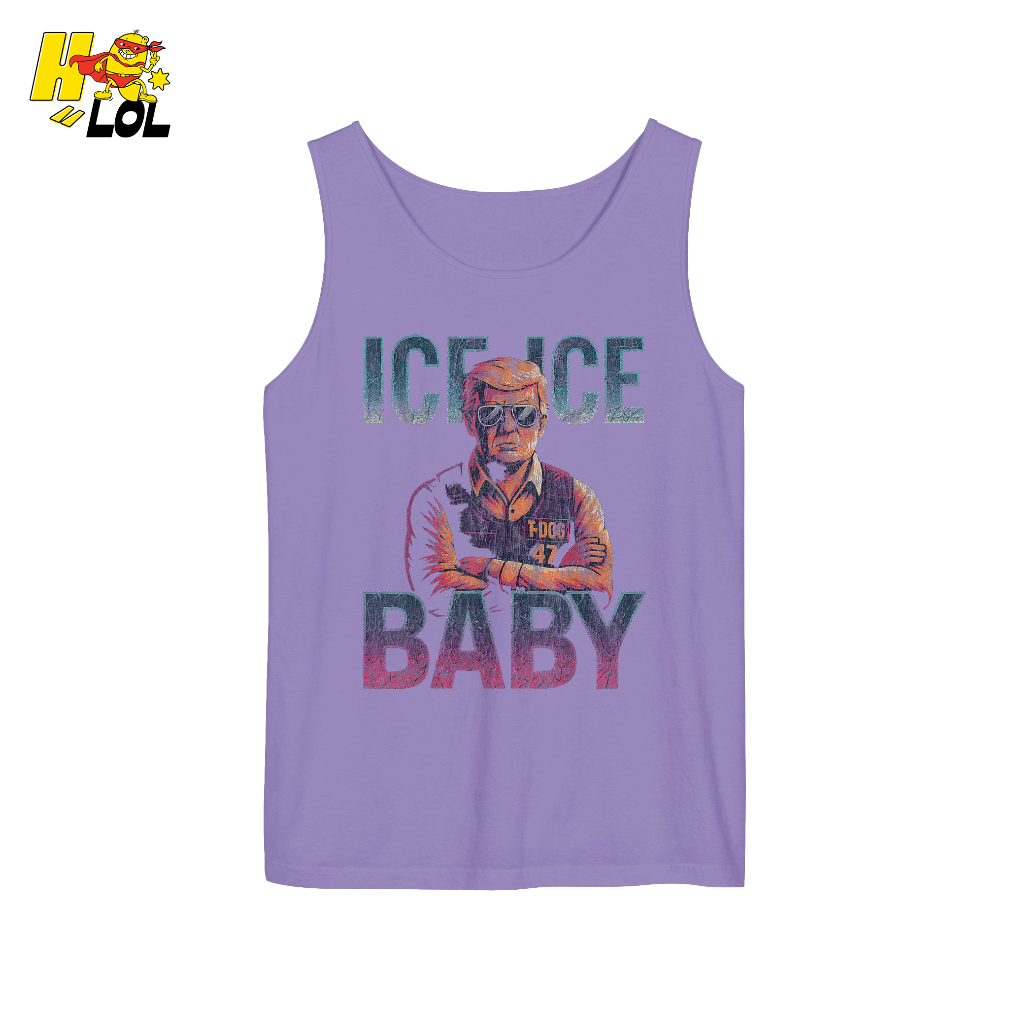 Ice Ice Baby Shirt Funny Meme Graphic Distressed Shirt - HQLOL