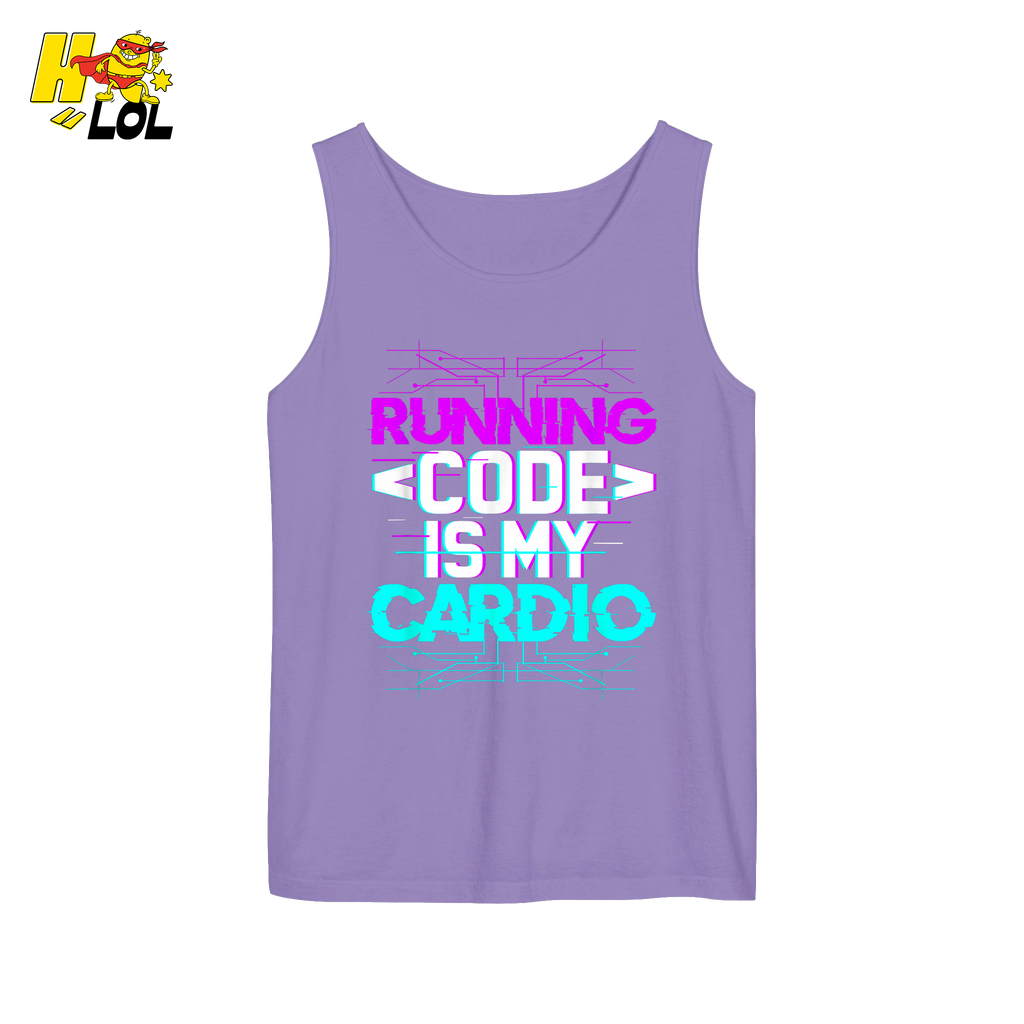 Running Code Is My Cardio Shirt Funny Programmer Neon Shirt - HQLOL