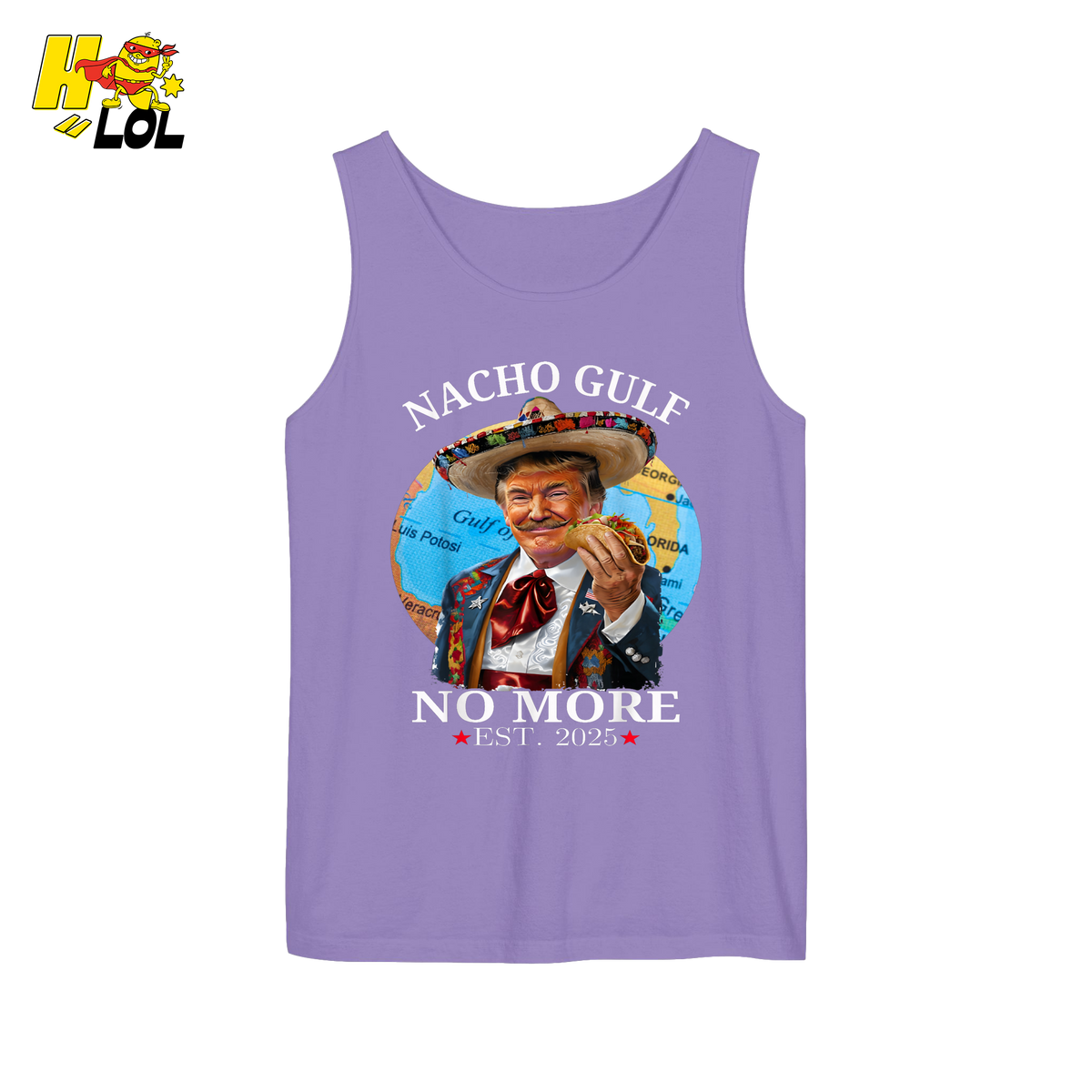 Nacho Gulf No More Shirt Funny Taco Sombrero Graphic Shirt - HQLOL