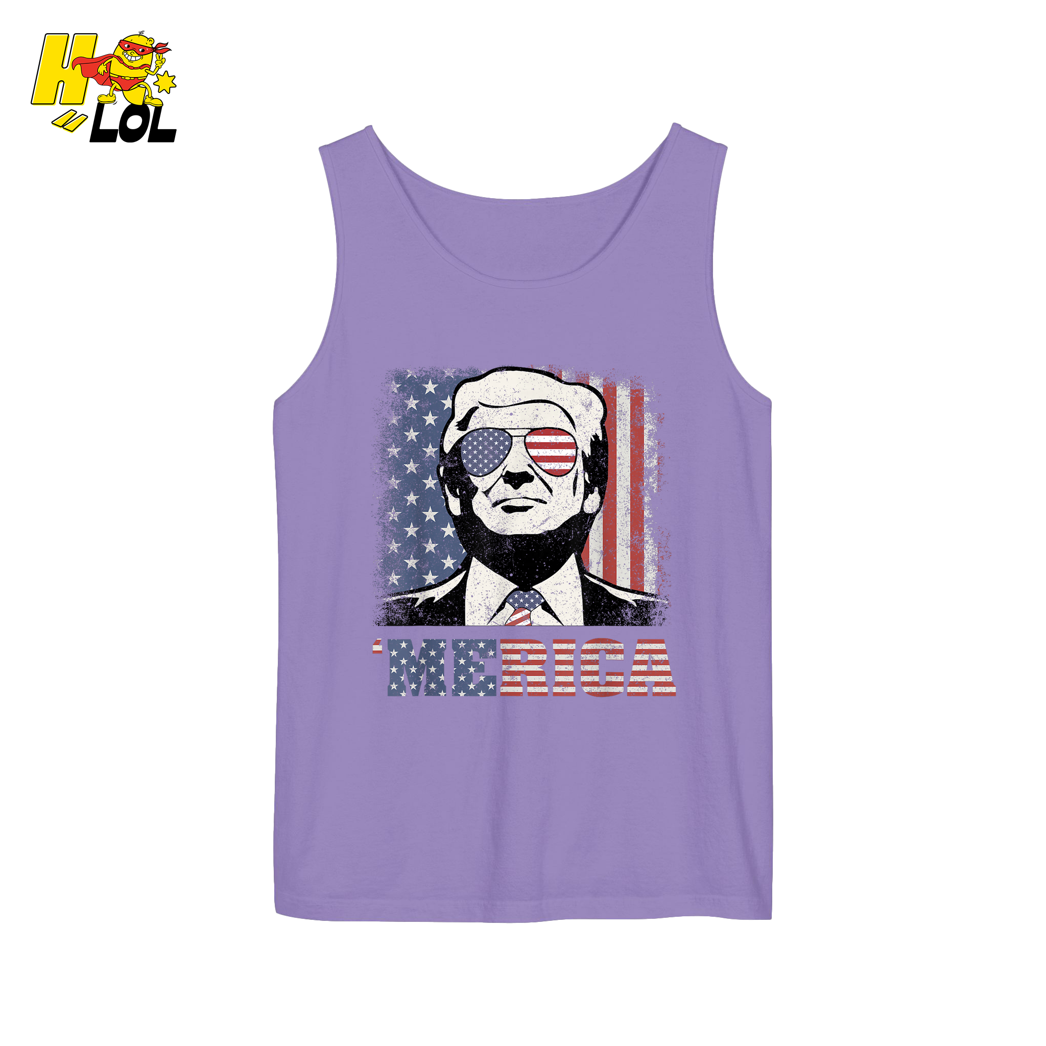 Merica Shirt Patriotic USA Flag Sunglasses Graphic Sweatshirt - HQLOL