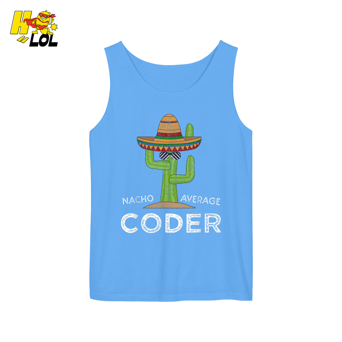 Nacho Average Coder Shirt Funny Programmer Cactus Shirt - HQLOL