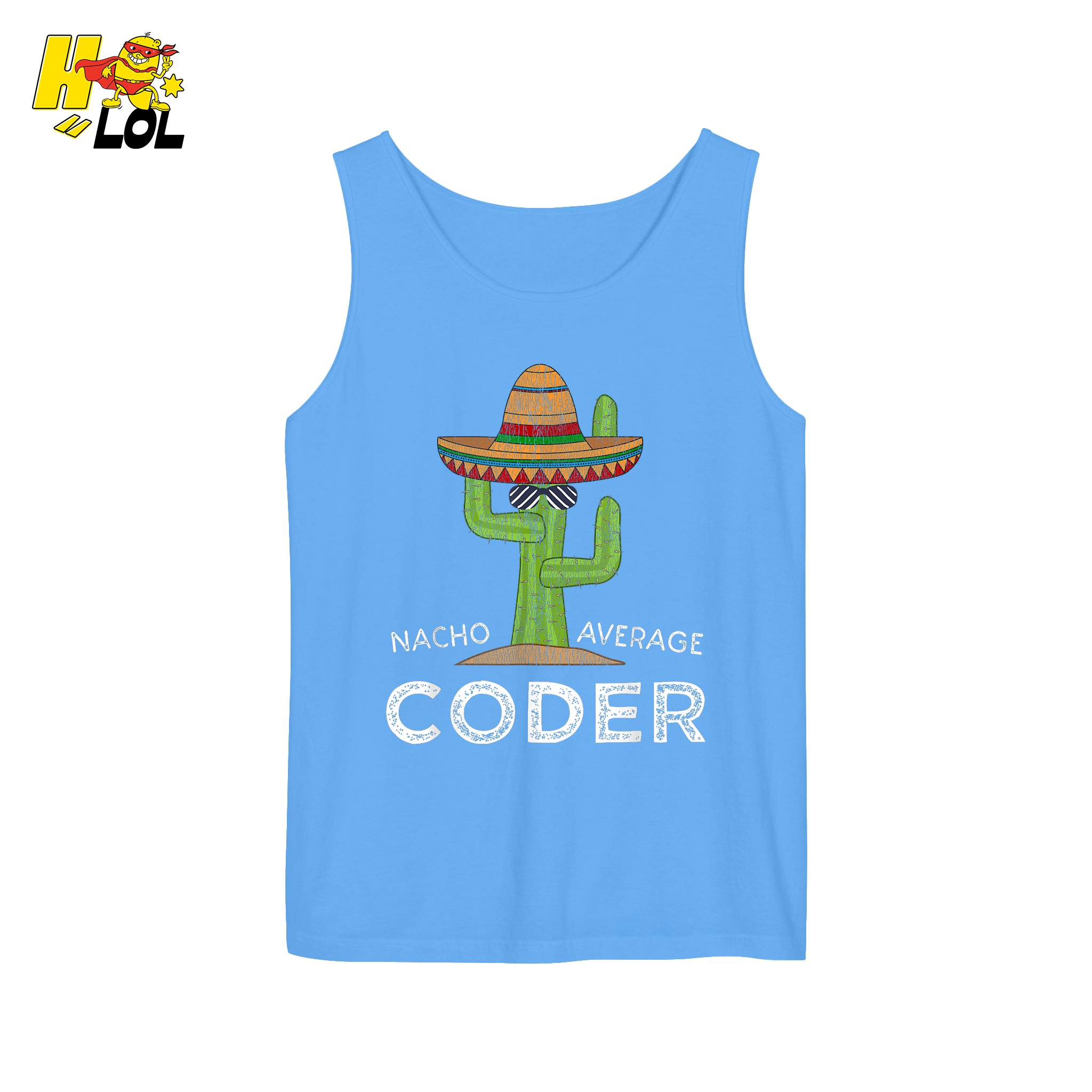 Nacho Average Coder Shirt Funny Programmer Cactus Shirt - HQLOL