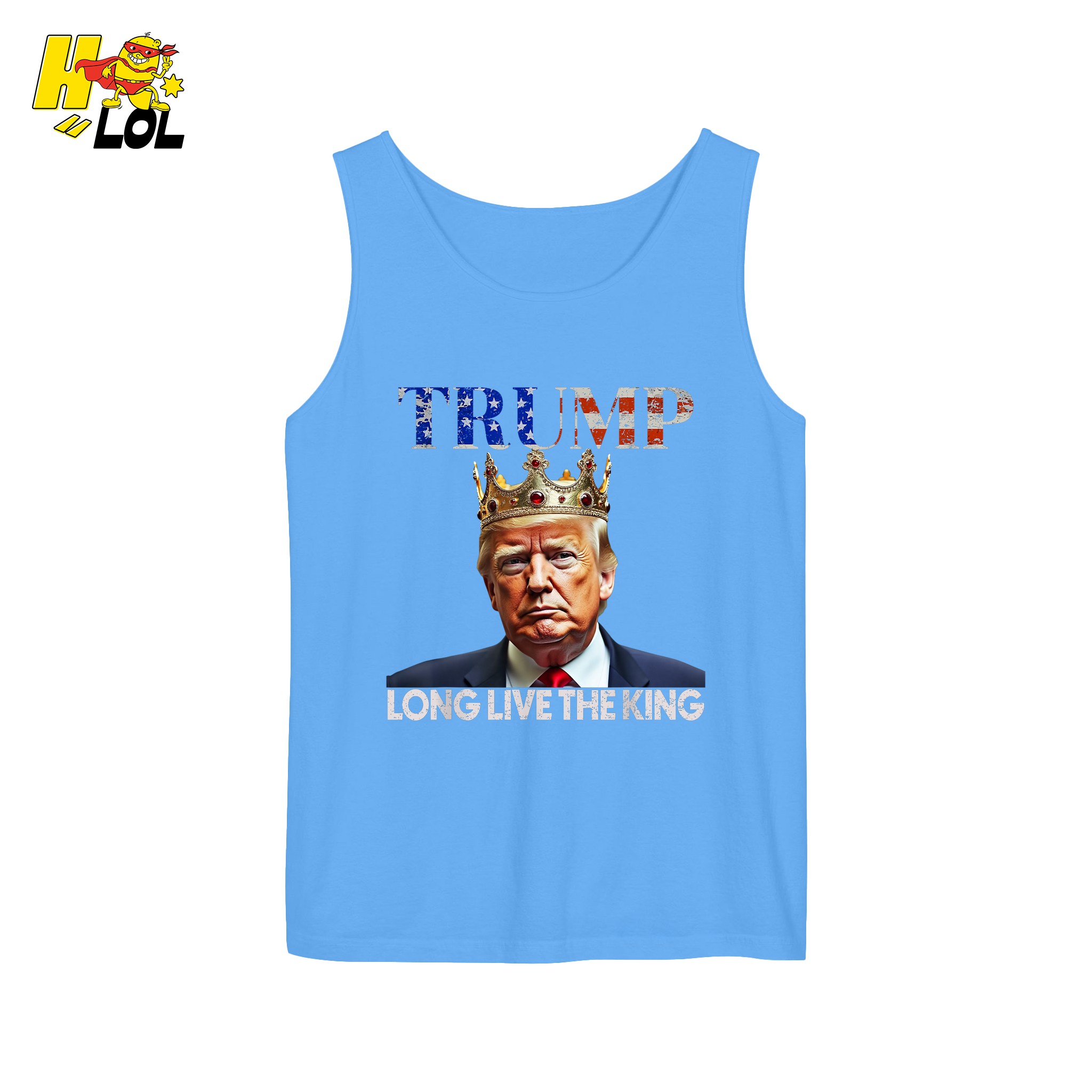 Trump Long Live The King Shirt Crown Patriotic Graphic Shirt - HQLOL