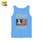 Jesus Is My Savior Trump Is My President Shirt Christian Patriotic - HQLOL