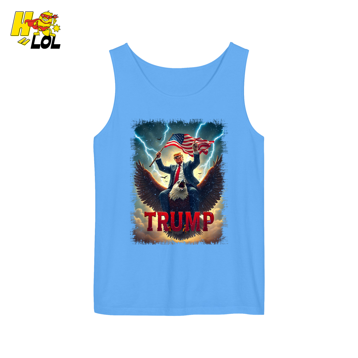 Donald Trump King & Eagle Shirt Patriotic MAGA Gift - HQLOL