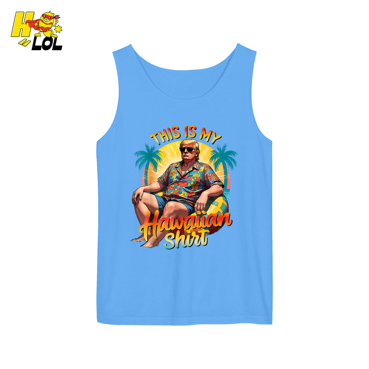 Trump Hawaiian Shirt Funny Summer Vacation Meme Gift Shirt - HQLOL