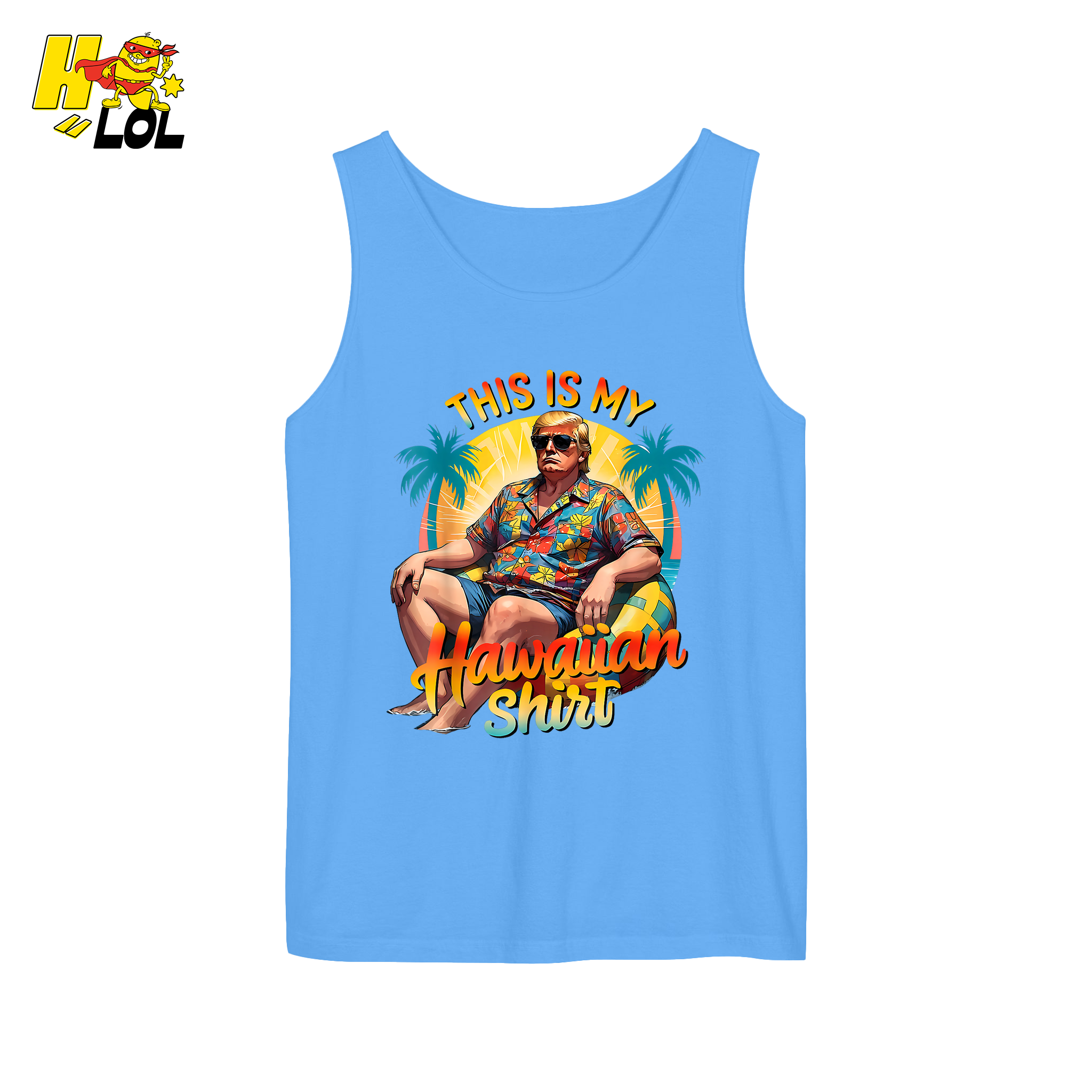 Trump Hawaiian Shirt Funny Summer Vacation Meme Gift Shirt - HQLOL