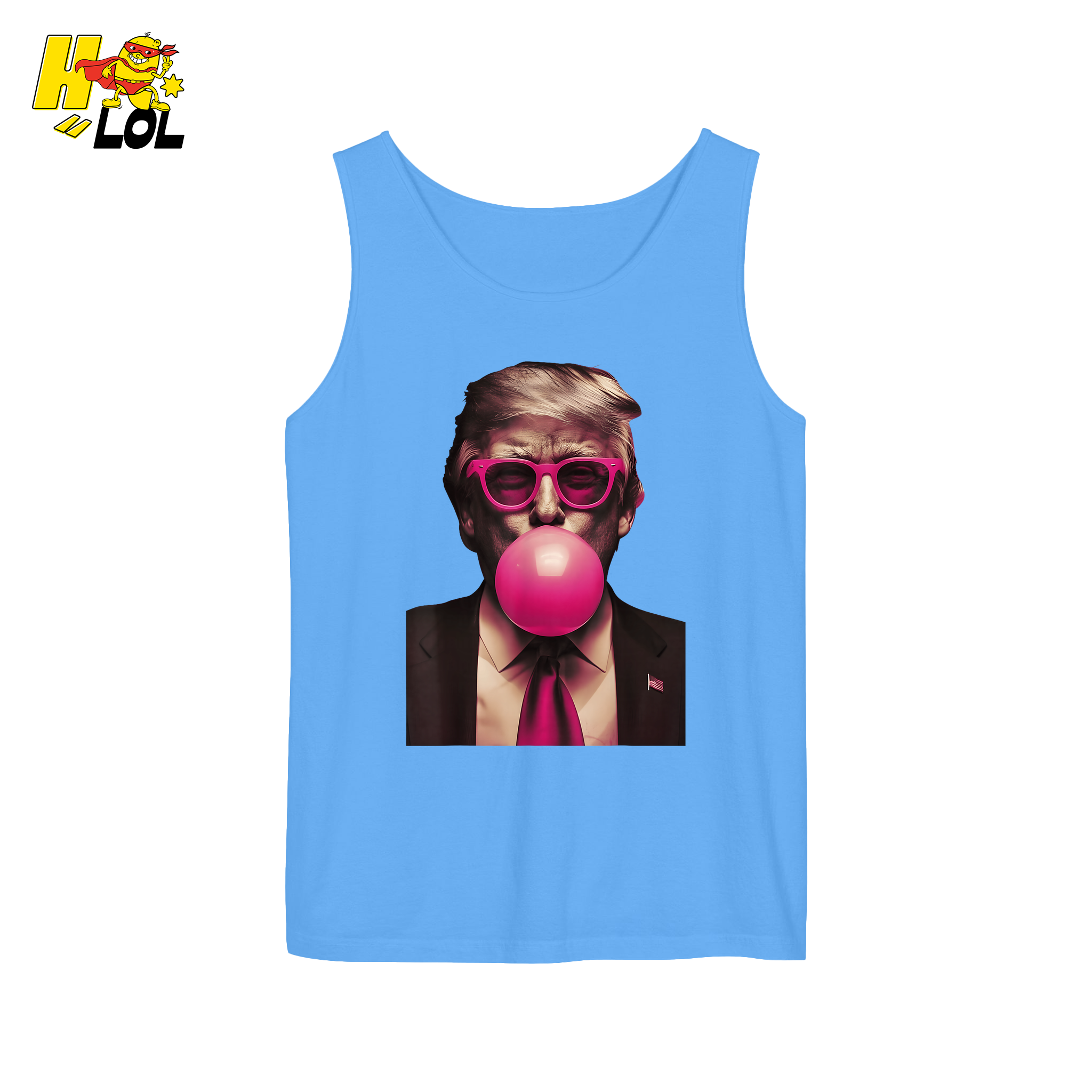Trump Bubble Gum Pink Glasses Funny Pop Art Viral Meme Shirt - HQLOL
