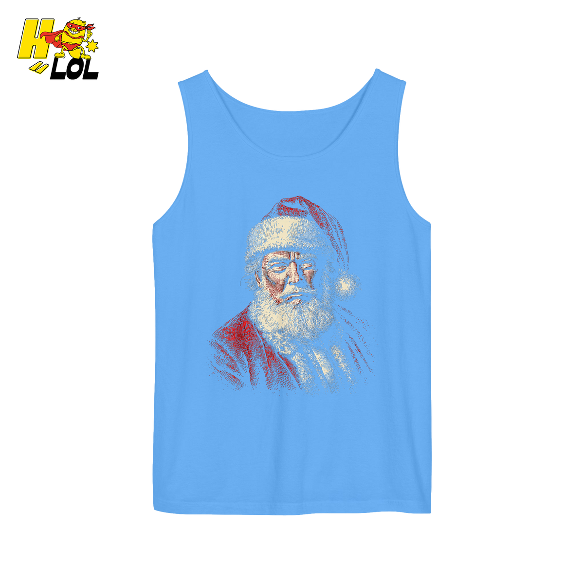 Vintage Santa Portrait Shirt Trump-Inspired Parody Christmas Gifts - HQLOL