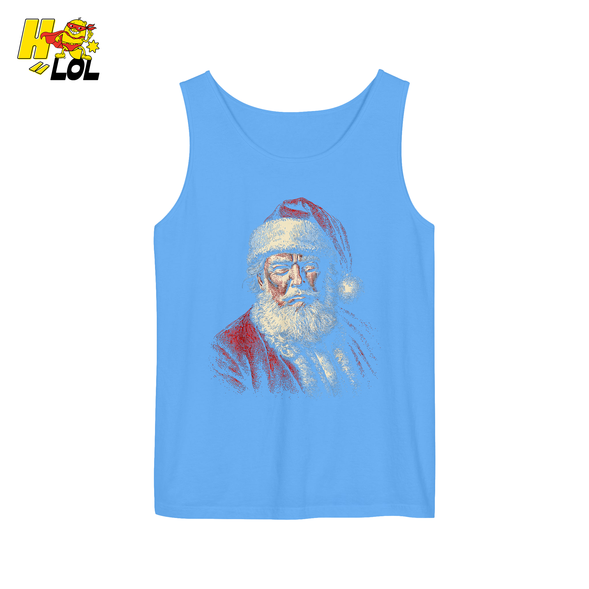 Vintage Santa Portrait Shirt Trump-Inspired Parody Christmas Gifts - HQLOL