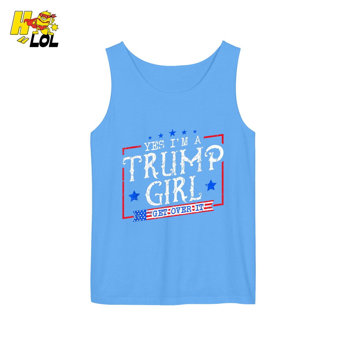 Yes I'm a Trump Girl Shirt Funny Patriotic Conservative Gift- HQLOL