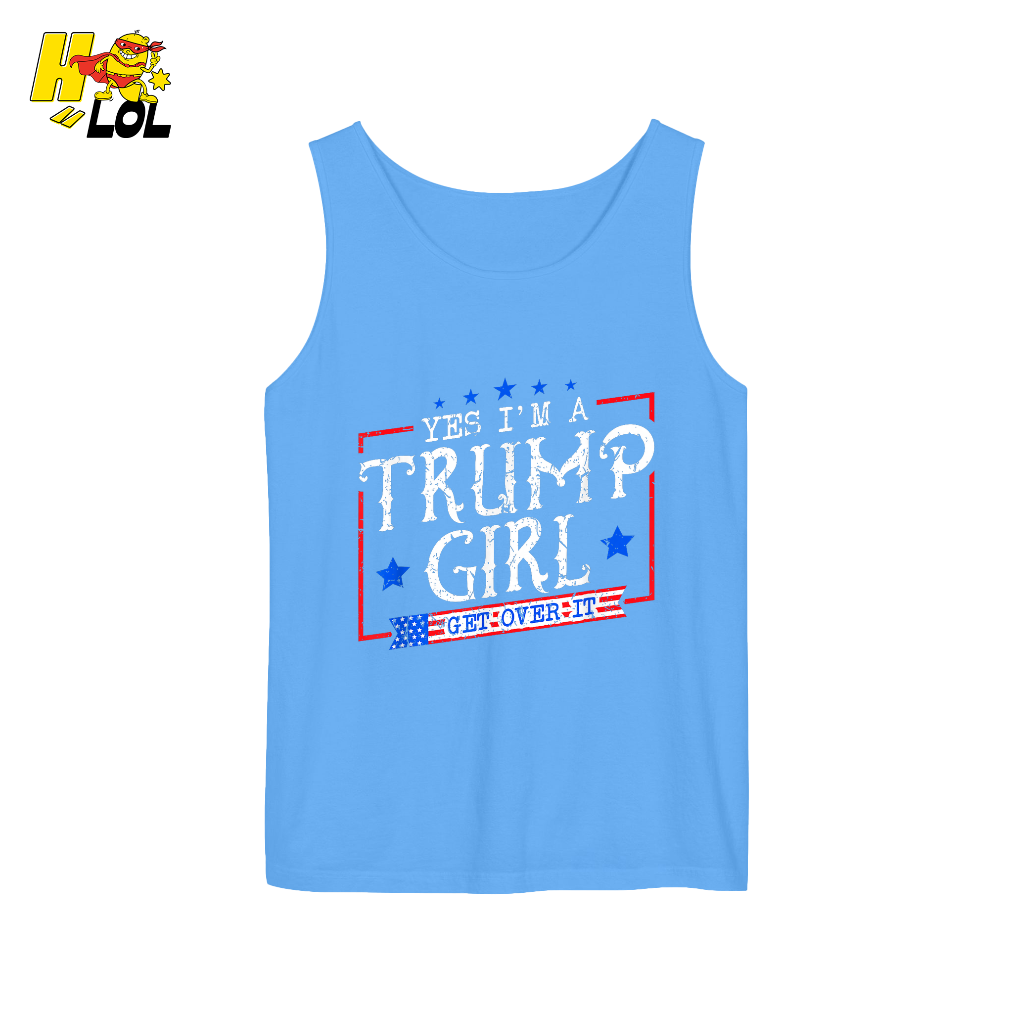 Yes I'm a Trump Girl Shirt Funny Patriotic Conservative Gift- HQLOL