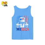 Merica Shirt Funny Patriotic USA Flag Graphic Shirt - HQLOL
