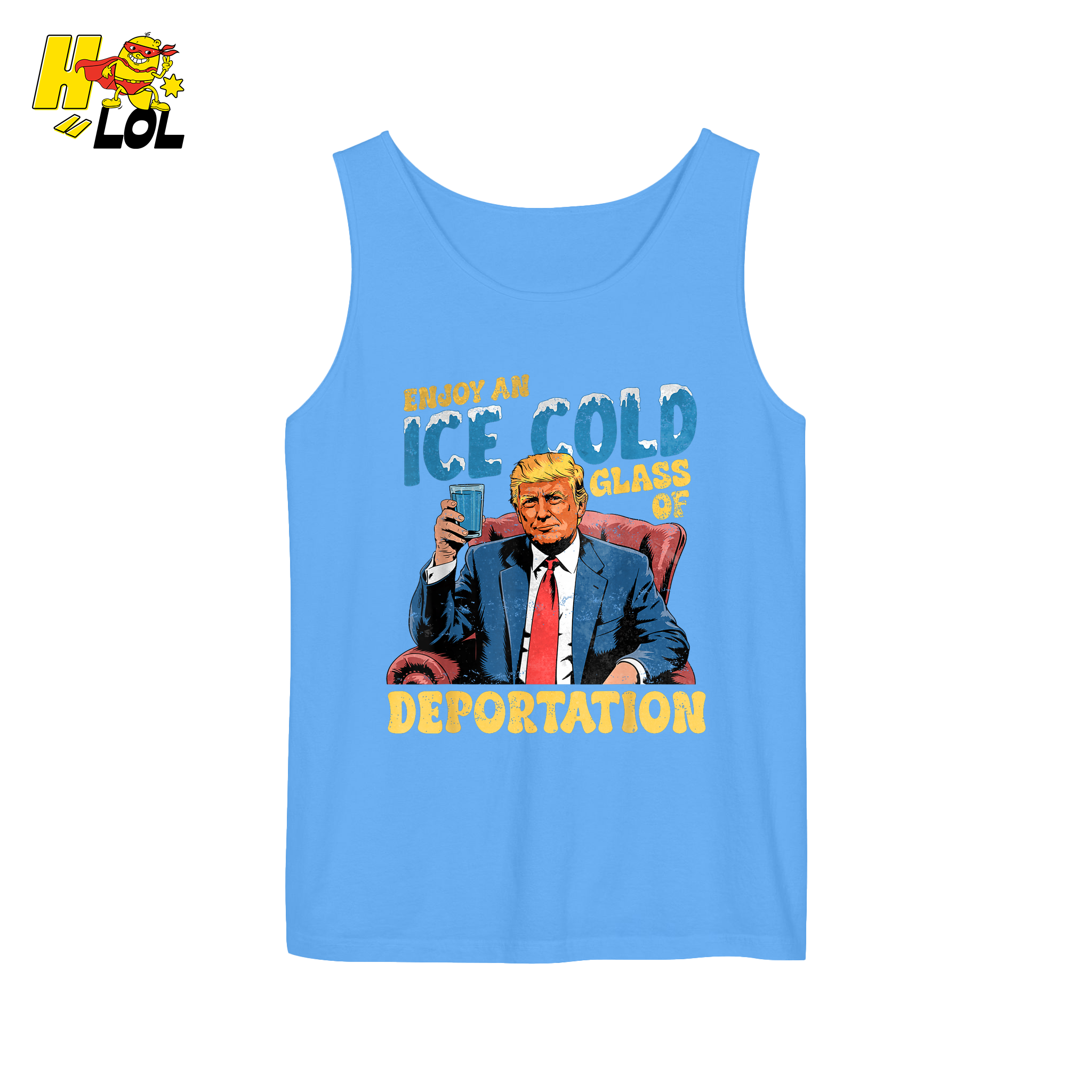 Ice Cold Glass of Deportation Shirt Funny Political Meme Shirt - HQLOL