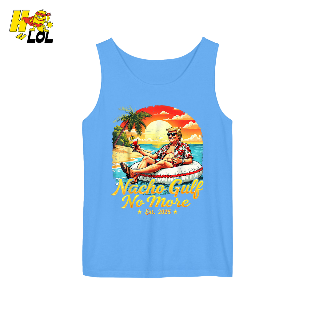 Nacho Gulf No More Shirt Funny Tropical Sunset Beach Graphic - HQLOL