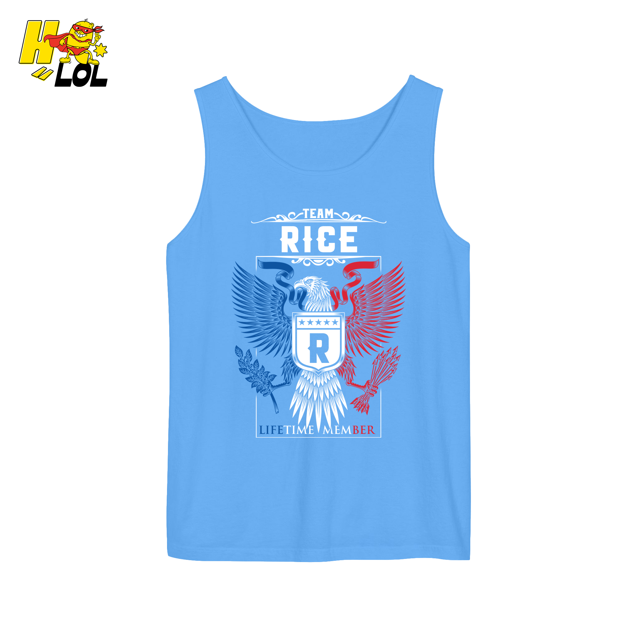 Team Rice Lifetime Member - Family Name - HQ LOL
