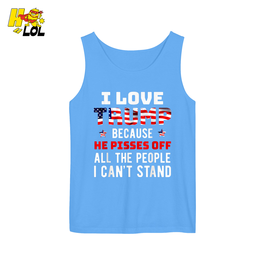 I Love Trump Shirt Funny Patriotic Quote Conservative Shirt - HQLOL