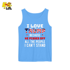 I Love Trump Shirt Funny Patriotic Quote Conservative Shirt - HQLOL