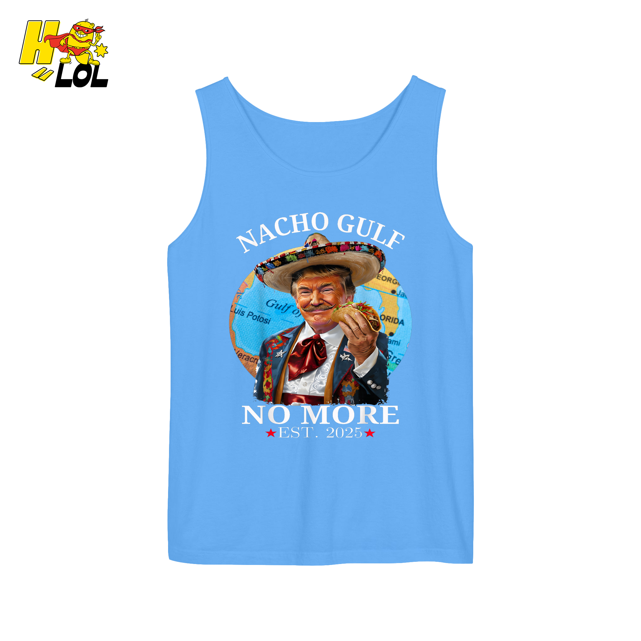 Nacho Gulf No More Shirt Funny Taco Sombrero Graphic Shirt - HQLOL