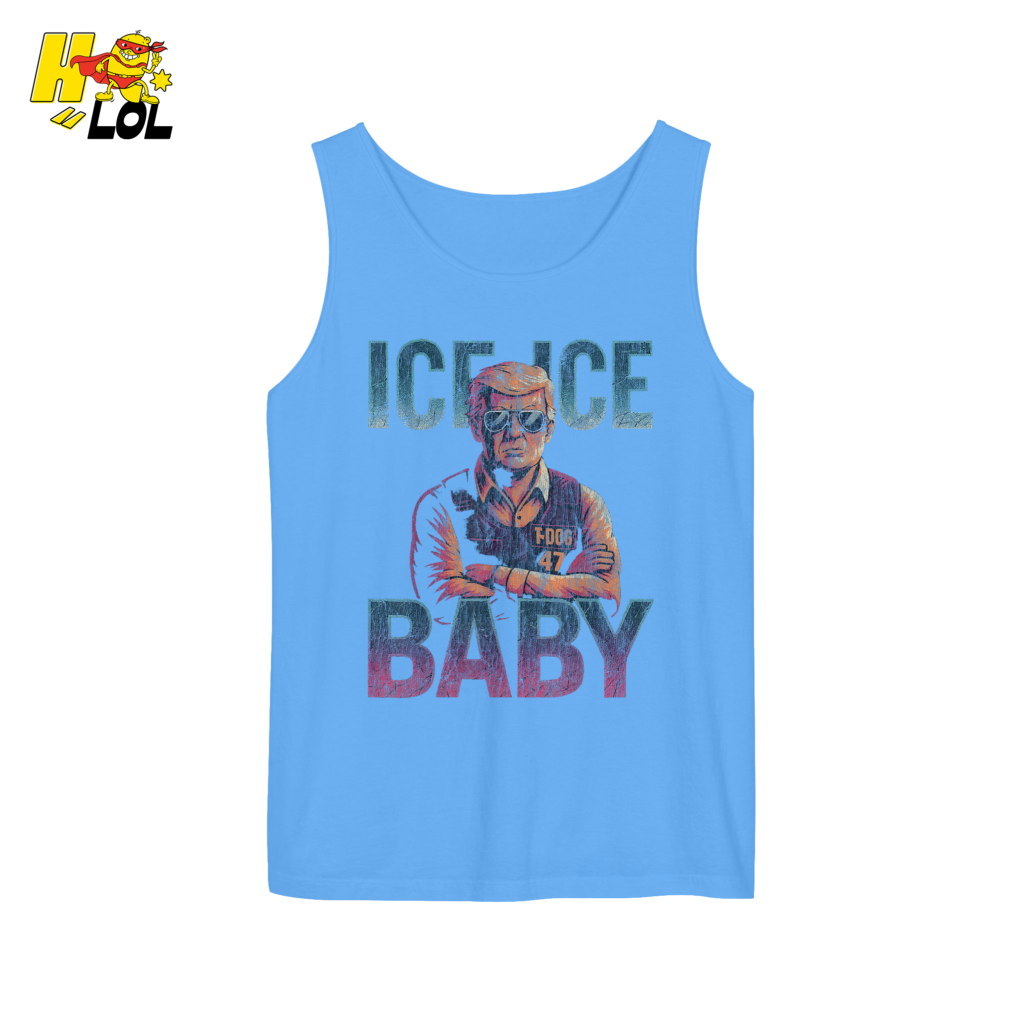 Ice Ice Baby Shirt Funny Meme Graphic Distressed Shirt - HQLOL