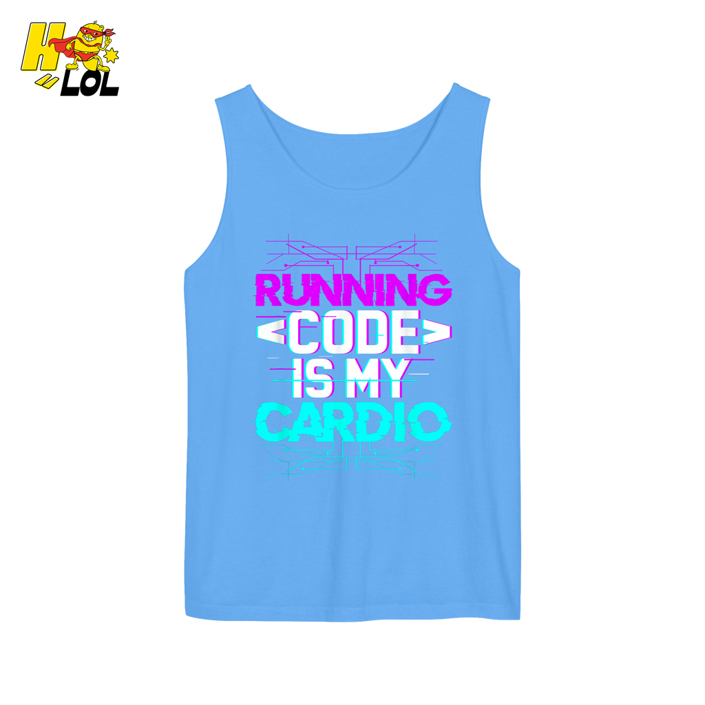 Running Code Is My Cardio Shirt Funny Programmer Neon Shirt - HQLOL