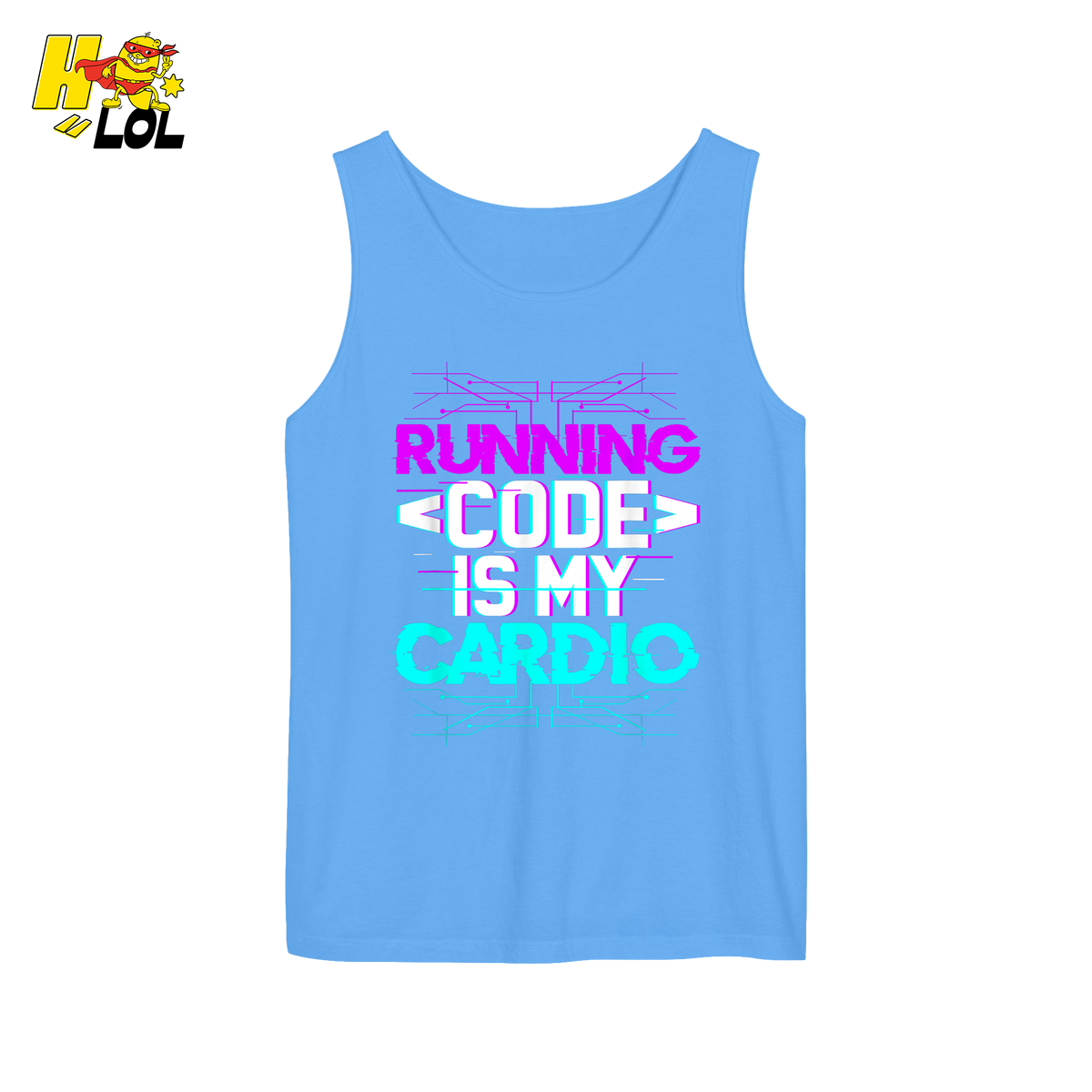 Running Code Is My Cardio Shirt Funny Programmer Neon Shirt - HQLOL