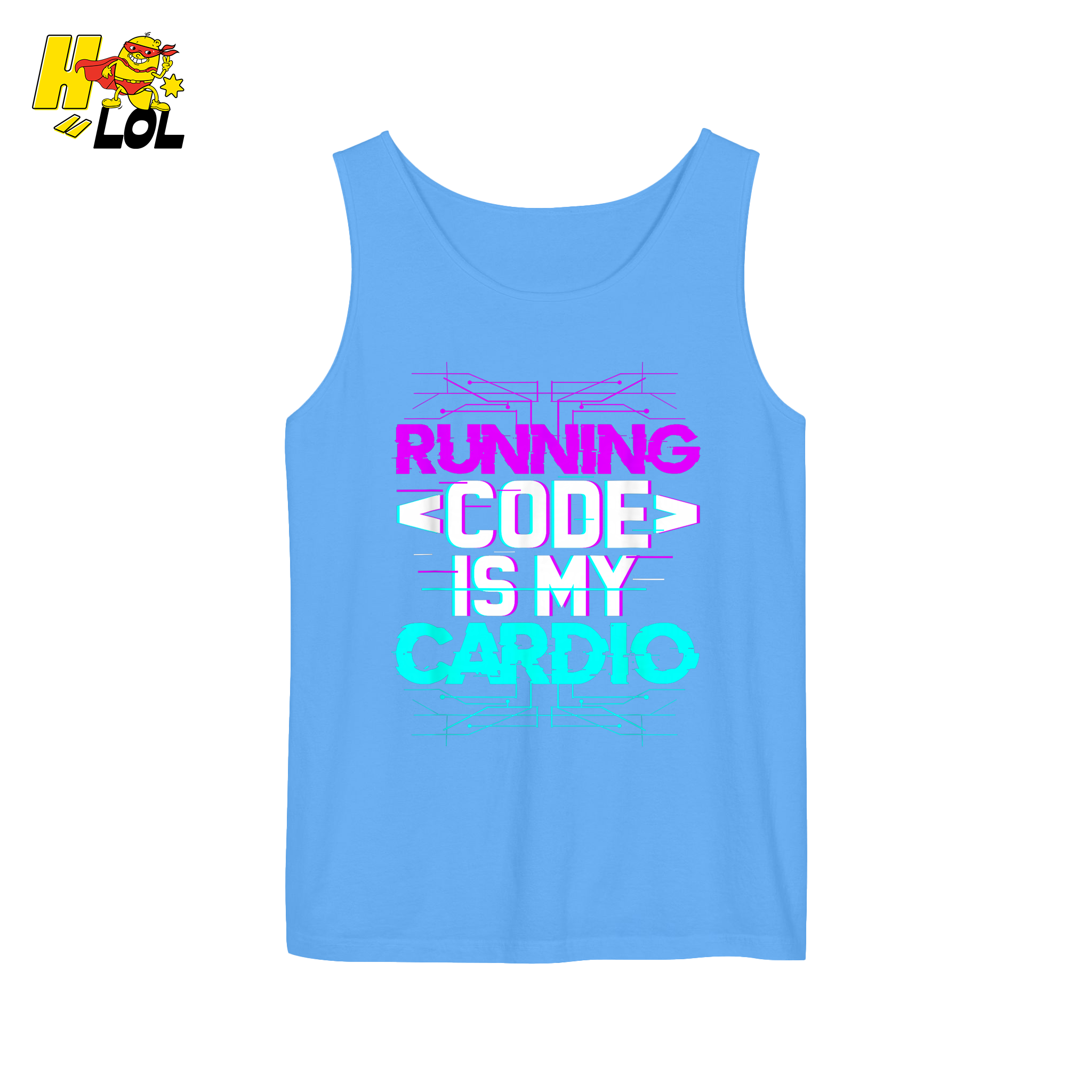 Running Code Is My Cardio Shirt Funny Programmer Neon Shirt - HQLOL