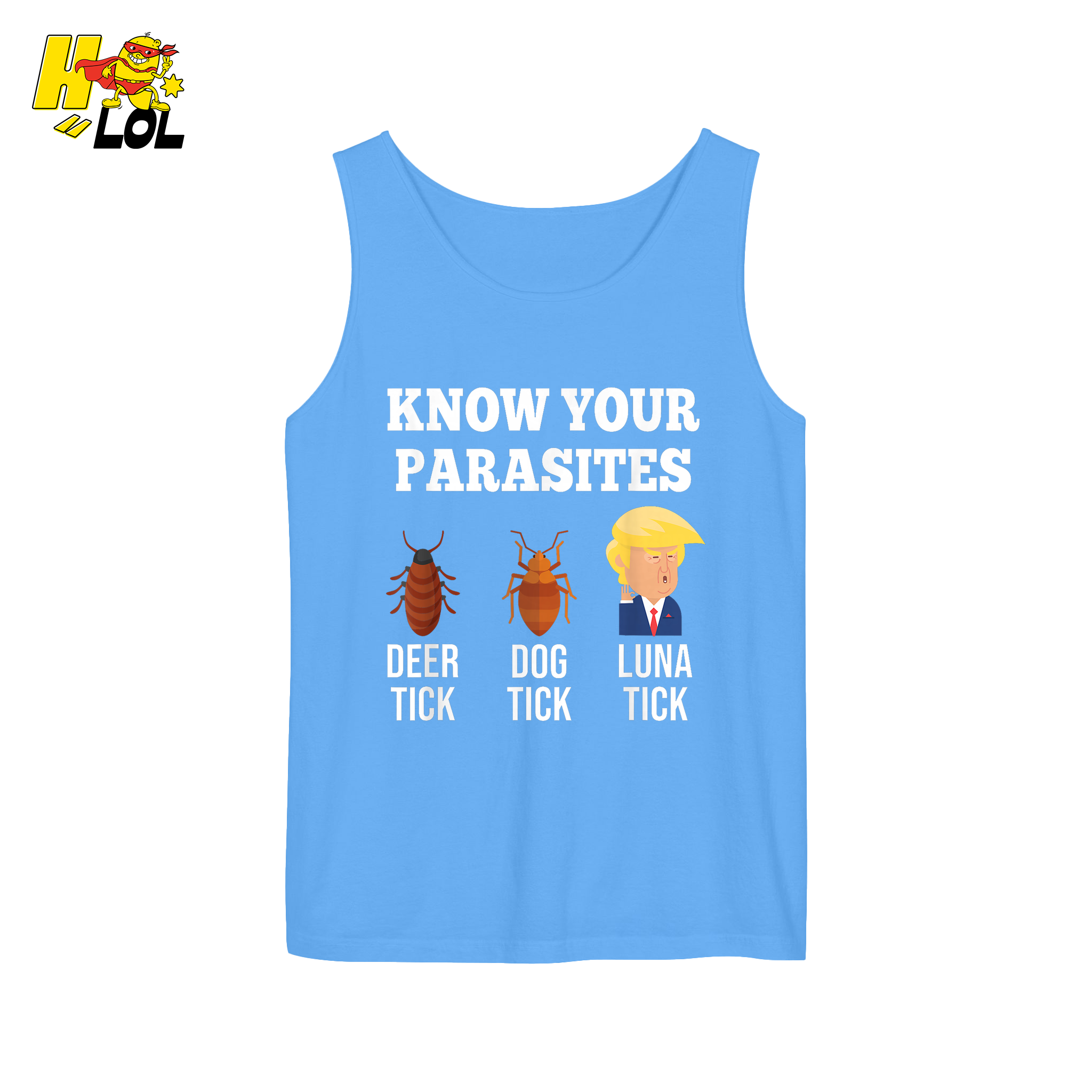 Know Your Parasites Shirt Funny Tick Meme Satire Graphic Shirt - HQLOL