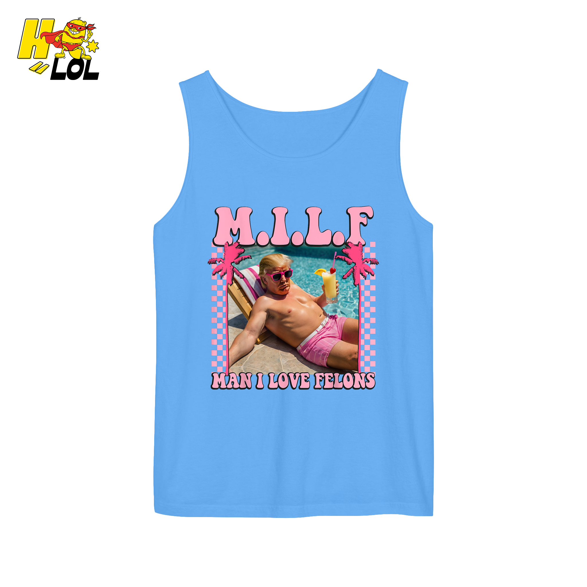 MILF Man I Love Felons Shirt Funny Pink Retro Meme Shirt - HQLOL