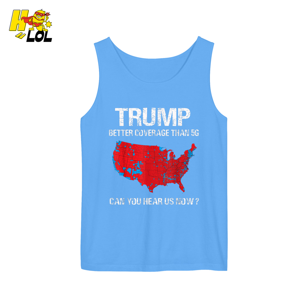 Trump 5G Coverage Map Funny Political Sarcastic Meme Shirt - HQLOL