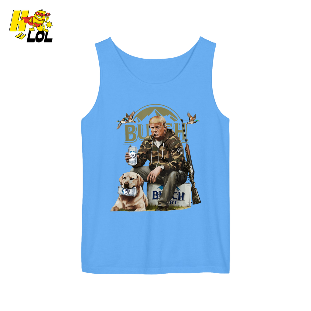 Busch Light Hunting Shirt Funny Deer Camp Dog Camo Shirt - HQLOL