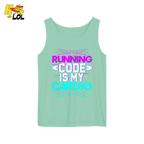 Running Code Is My Cardio Shirt Funny Programmer Neon Shirt - HQLOL