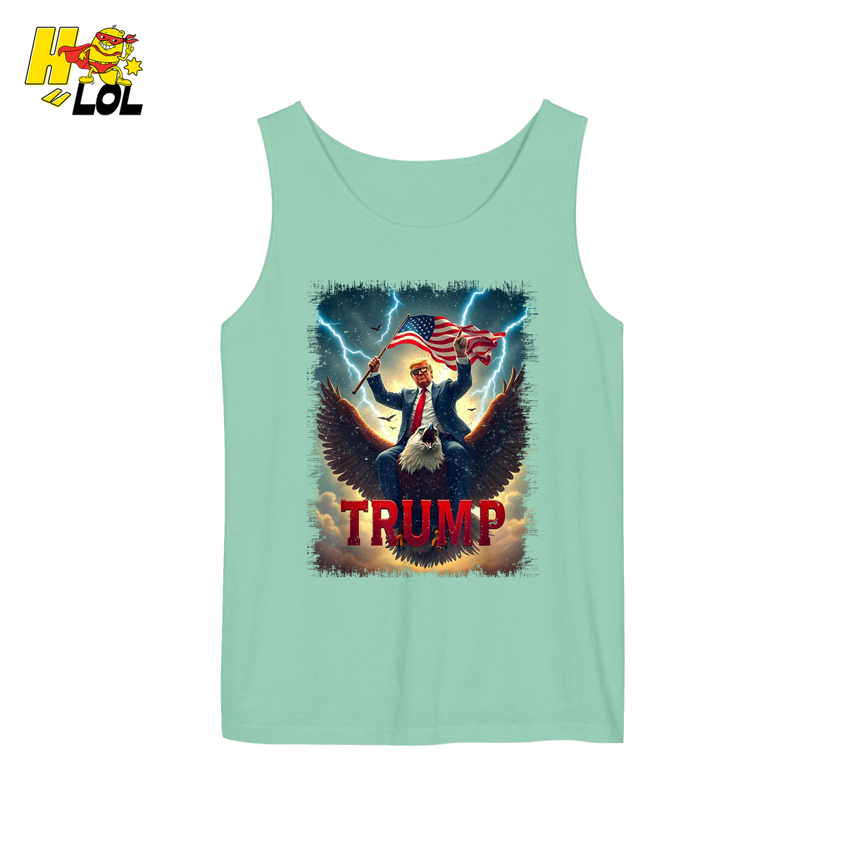 Donald Trump King & Eagle Shirt Patriotic MAGA Gift - HQLOL